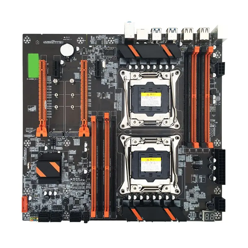 US $141.71 X99 Dual Server Computer Motherboard LGA20113 CPU DDR4 Memory Game Mainboard Module for Intel