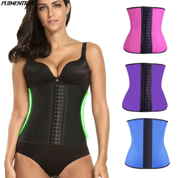 

Women Slimming Body Belt Waist Trainer Body Shapers Corset Waistband Fitness Workout Slimming Corset Wrap Adjustable Shapewear