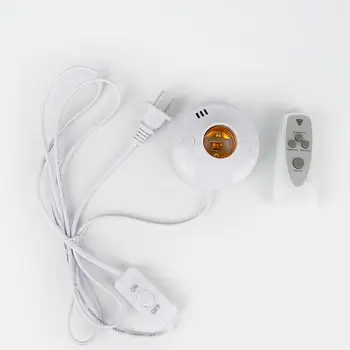 

Uv Led Sterilize Wireless Remote Control Lamp Holder E26 E27 Socket US/EU Plug Bulb LED Night Light With Timer Remote Control