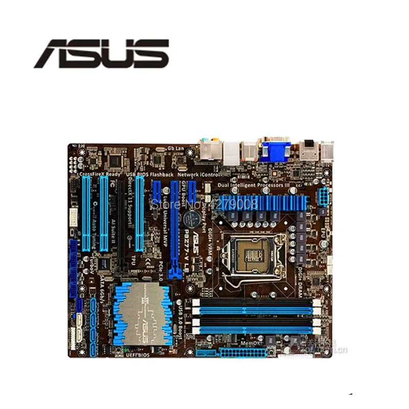 

Socket LGA 1155 PCI-E 3.0 USB3.0 SATA3.0 For ASUS P8Z77-V LE Desktop Motherboard Z77 i3 i5 i7 DDR3 Used Mainboard
