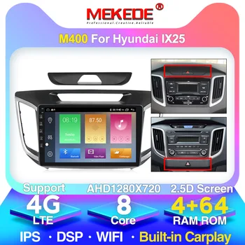 

MEKEDE 9853 4G LTE 4G+64G Android 10.0 Car Radio multimedia Video player GPS Navigation For hyundai Creta ix25 2 din no dvd