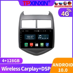 128GB Android 10 para Chevrolet AVEO 2016  2017 Auto Radio Multimedia reproductor de vídeo navegador estéreo GPS accesorios de Auto 2din DVD