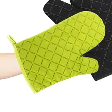 1 пара термостойкие перчатки с изоляцией для духовки, силиконовые противоскользящие защитные перчатки для кухни, противоскользящие перчатки для выпечки