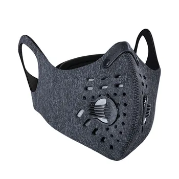 

Masks With Reusable Activated Carbon Filter Bidirectional Breather Valve Earloop Anti Haze PM2.5 Dustproof Washable Face Mask