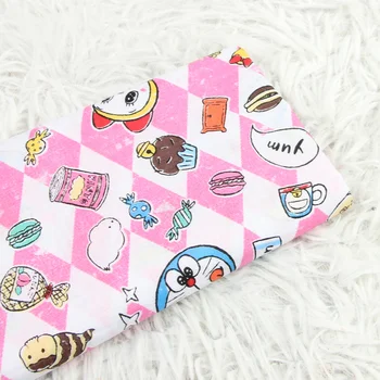 

Half Meter Thin Cotton Cartoon Printed Fabric Handmade DIY Clothing Dress Children's Clothing Sewing Quilting Fabrics Needlework