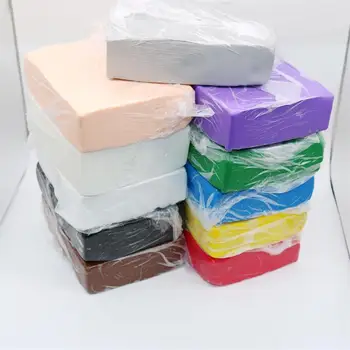 

DIY Professional Soft Baking Polymer Clay Figure Doll Hand Foot Print Blue Sculpting Ceramic toys Modeling 1 kg/pack 15 colors