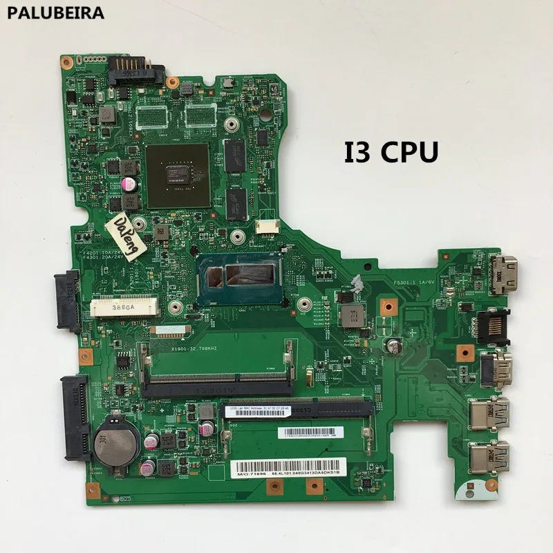 PALUBEIRA для lenovo S410P, материнская плата для ноутбука, Процессор i3, процессор 48.4L106.011, материнская плата DDR3, тестовая работа
