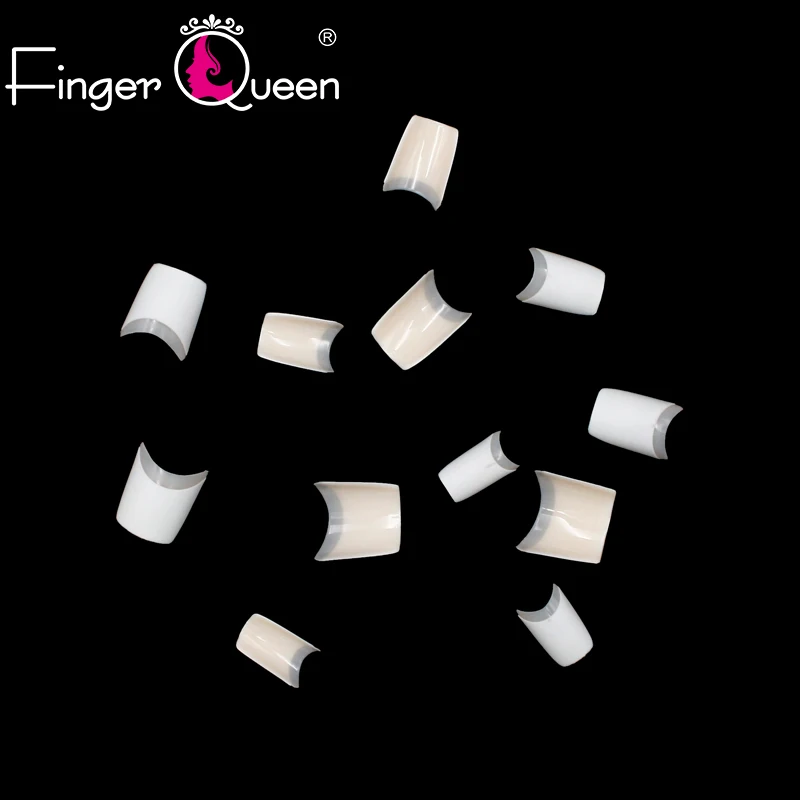 Finger queen 100 шт+ коробка белые накладные декоративные ногти дизайн Советы французские акриловые лак УФ-гель для салона дизайн