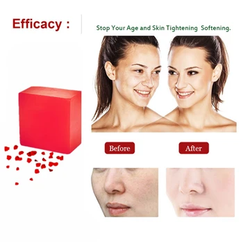 

New Handmade Soap Paper Washing Hand Bath Clean Pores Desalination Skin Pigments Face Lift Rose Fragrance Soap Oil Control 100g