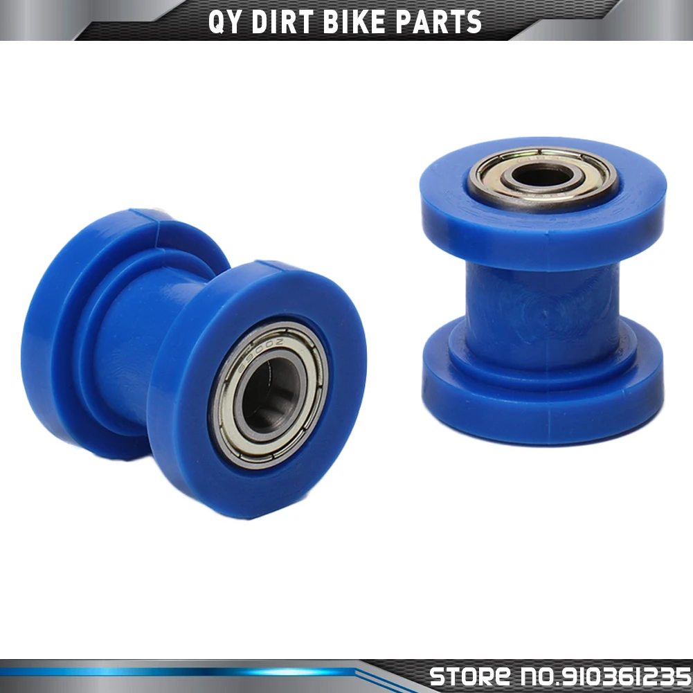 8/10mm Drive Chain Roller Pulley Wheel Slider Tensioner Wheel Guide For Enduro Motorcycle Motocross PIT Dirt Bike ATV CRF CR XR