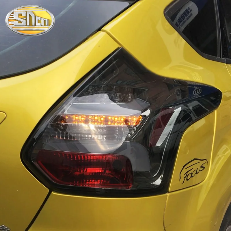 Автомобильный Стайлинг для Ford Focus 2 MK2 хэтчбек 2012- задние фонари светодиодный задний фонарь светодиодный DRL сигнал тормоза заднего хода авто аксессуары