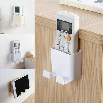 

Universal Wall Mount Phone Holder Punch-free Remote Control Stand Hanging Base Household LB88