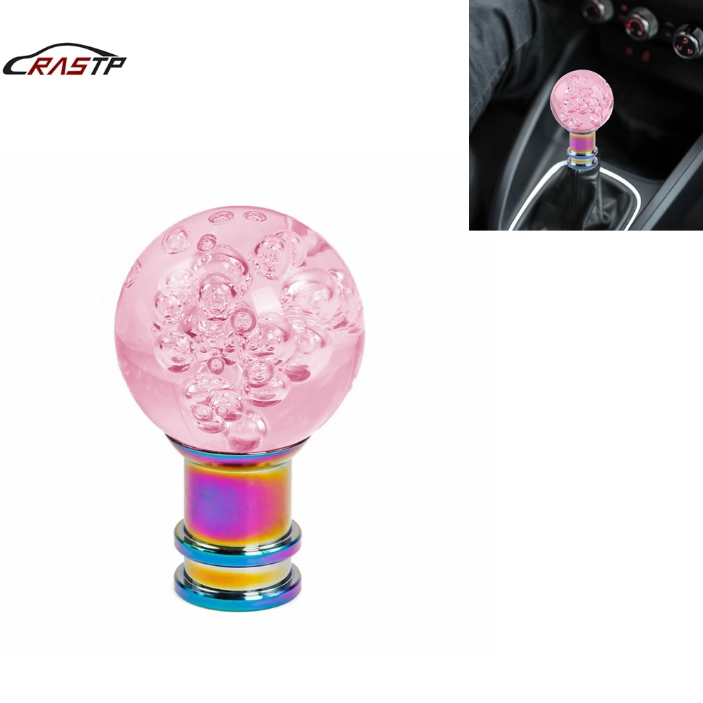 Rastp91mm Car Styling Crystal Bubble Shift Gear Knob Crystal