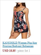 KANCOOLD 2019 Women Causal Swimsuit Sexy One-Piece High Waist Striped Bathing Suit For Women Swimsuit Beachwear Bathing Suit 12