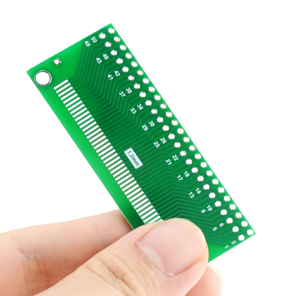 3 шт. 50PIN DIP Адаптер доска FFC/FPC поворот FFC патч до 2 54/TFT LCD шаг 1 0 мм 5 мм|Адаптеры AC/DC| |