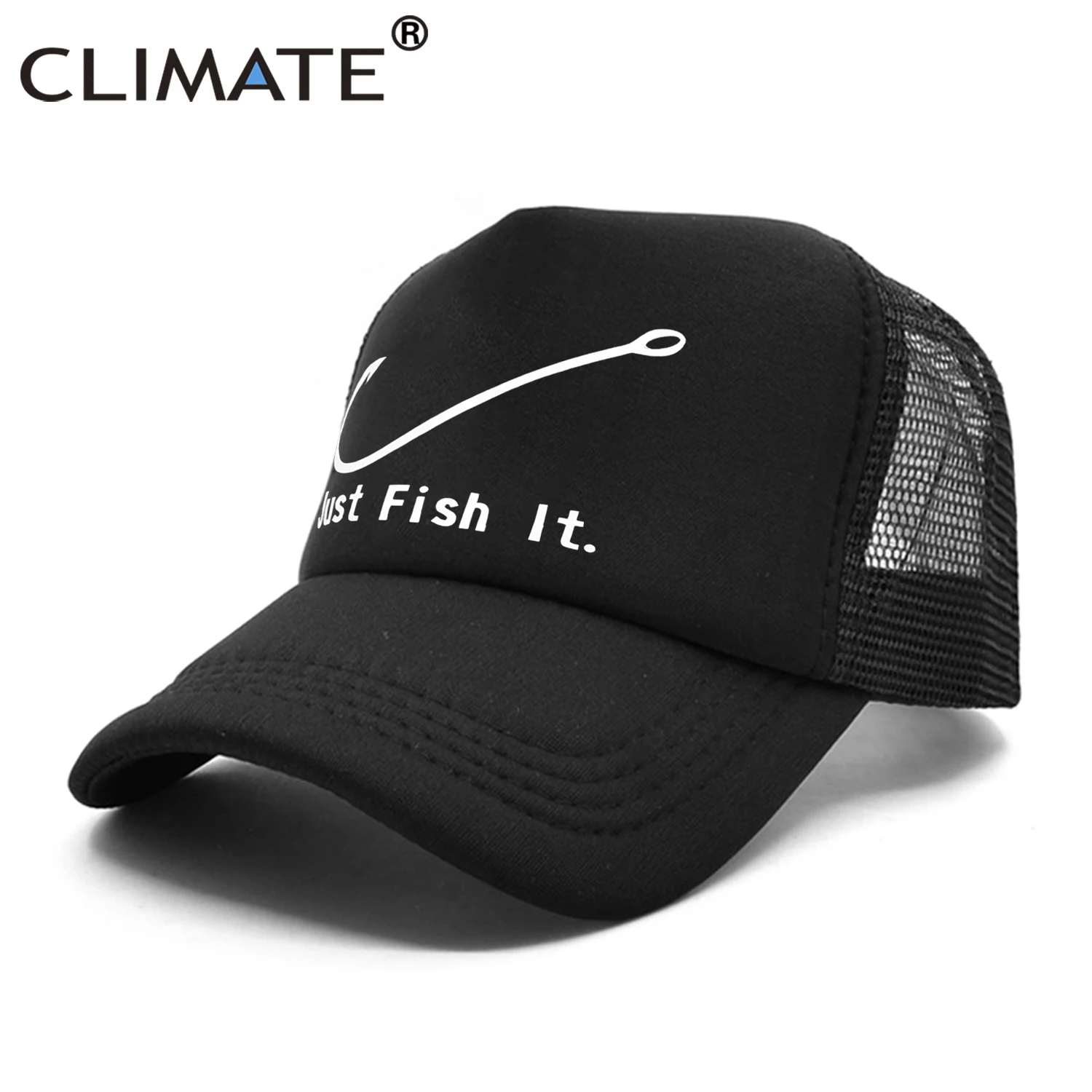 CLIMATE Fishing Cap Fish Hook Trucker 