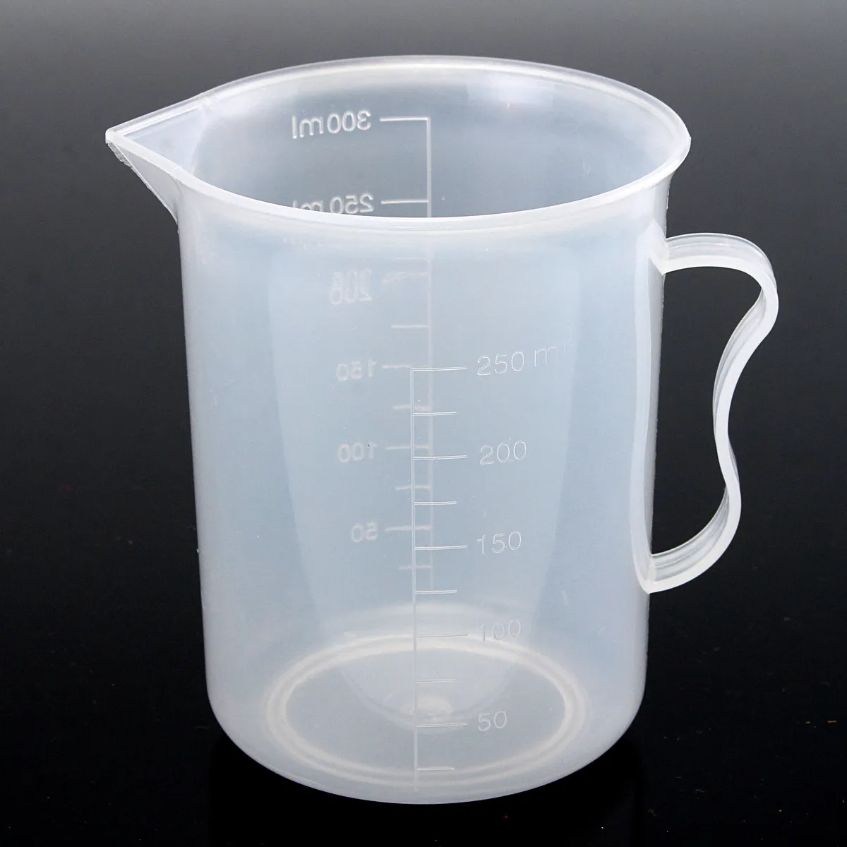 New 250ml Plastic Measuring Cup Clear Double Graduated Cylindrical Measuring Jug Lid Measuring Tools Baking Kitchen Accessories