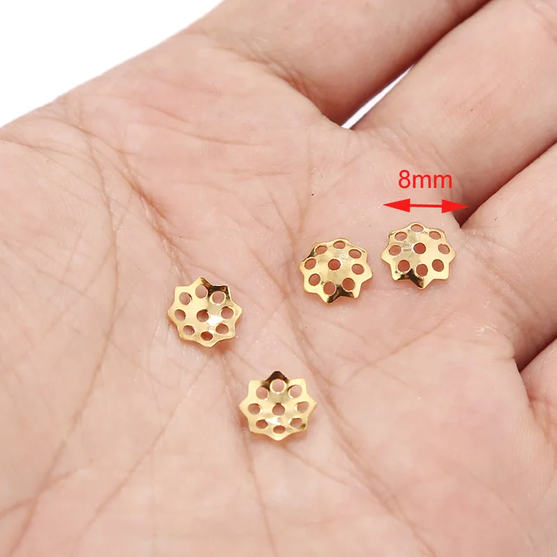 8MM-Gold-tone-Stainless-Steel-Flower-Bead-Caps-Jewelry-Findings-Accessories-for-Jewelry-Making (2)