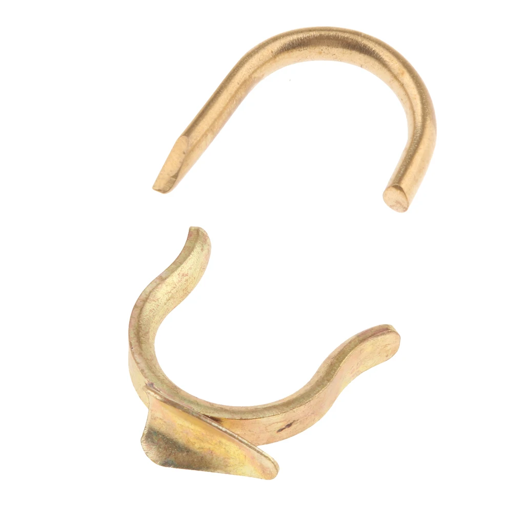 2Pcs Trumpet Finger Hook Holder Brass Material trumpet accessory