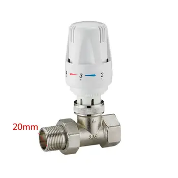 

Brass Thermostatic Radiator Valve Straight DN15/20/25 Temperature Control Valve