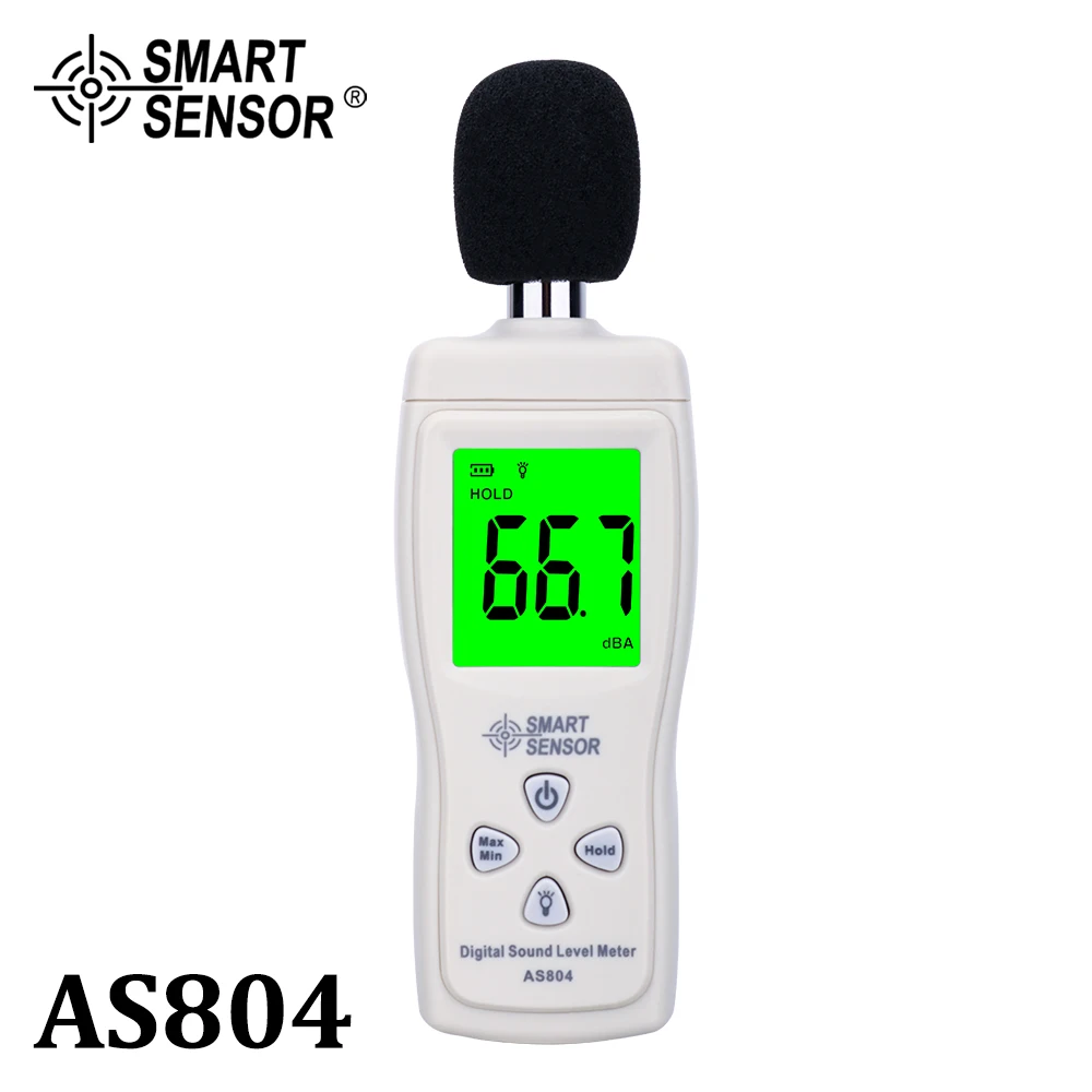 

Digital Sound Level Meter Mini Noise Measuring Instrument Audio Volume Decibel Monitor Detector db Tester Meter Measure 30~130dB