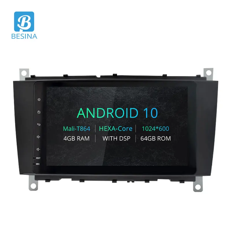 Автомобильный мультимедийный плеер PX6 Android 10 для Mercedes Benz SLK R171 SLK230 W171 GPS навигация 2