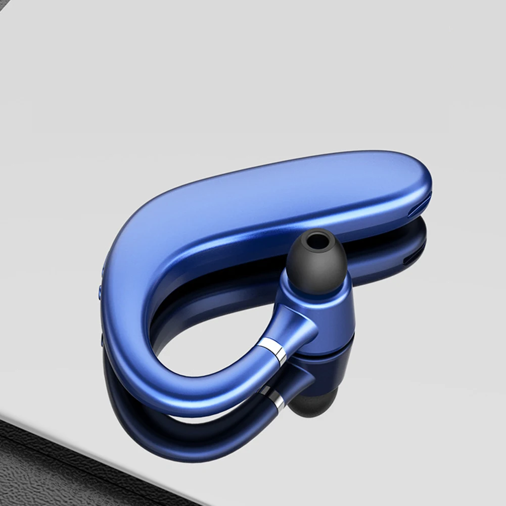 Bluetooth Earphone Single Earhook Wireless Earphone Stereo Business Double Noise Reduction Earset IPX5 waterproof sports headset
