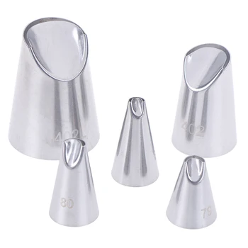 

5Pcs/Set Chrysanthemum Flower Icing Piping Nozzles Tips Cake Decoration Tools Kitchen Pastry Cupcake Baking Pastry Tools