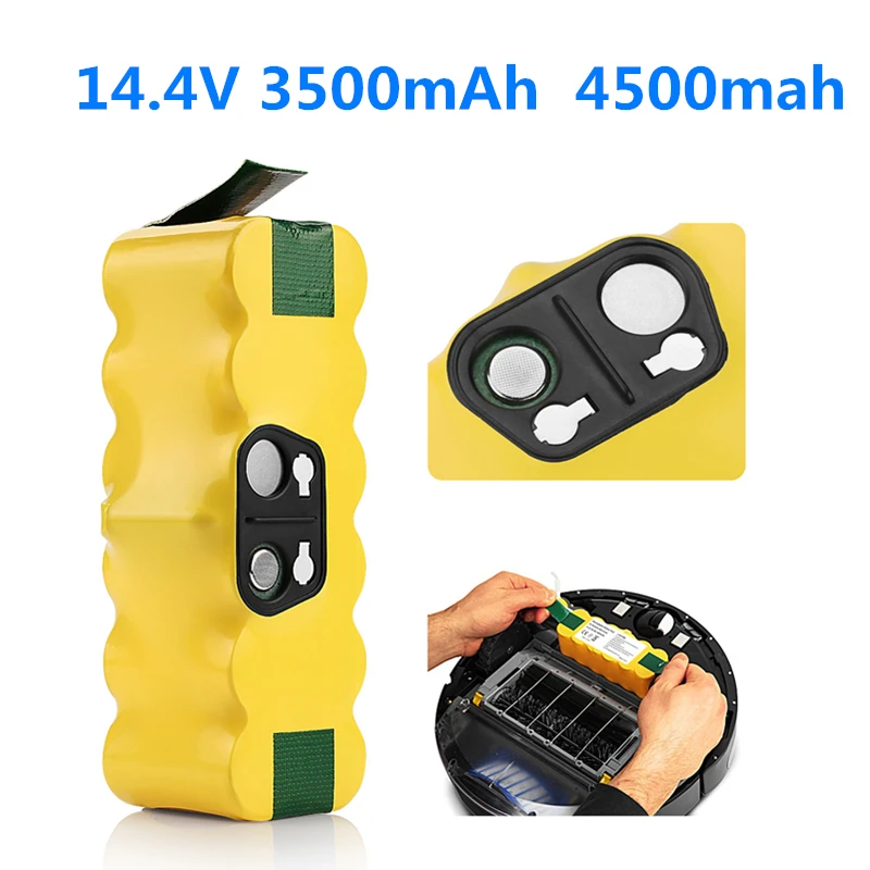 14.4V 4500mAh Vacuum NI-MH Battery For iRobot Roomba 500 530 570 580 550 620 780 