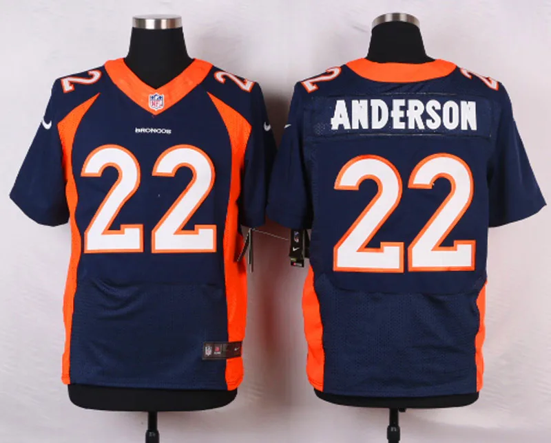 Многоцветный Stitiched, Denver, Bradley Roby c. J. Anderson Aqib Talib cody latimer Джерси - Цвет: Многоцветный