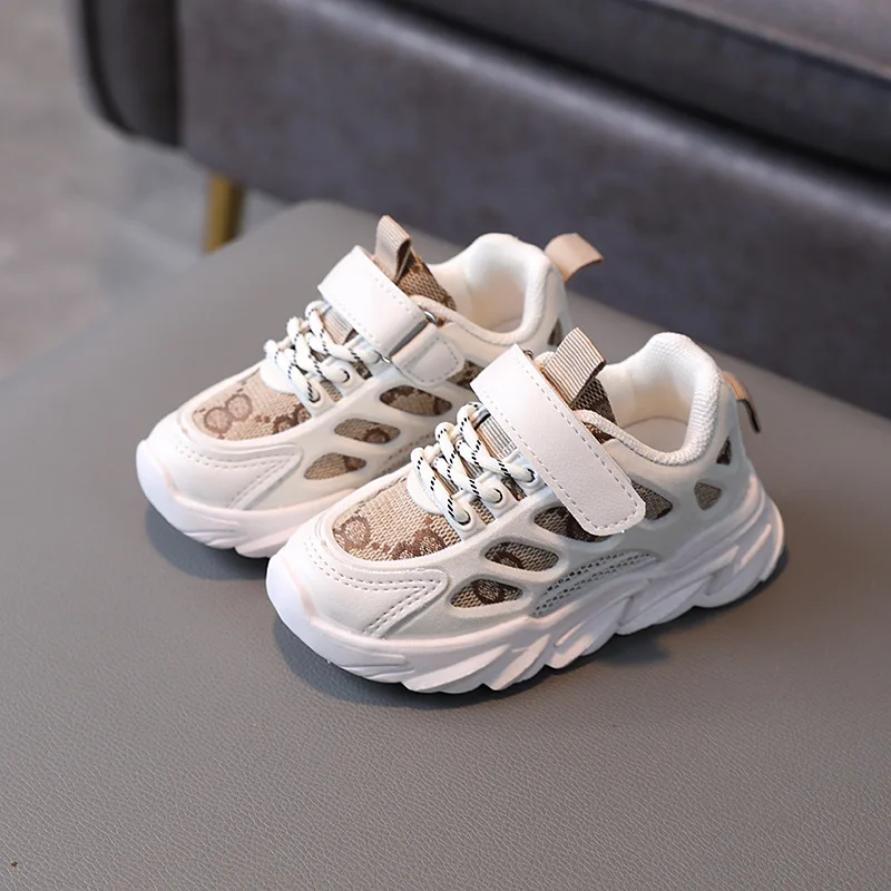 Children's Shoes 2021 Autumn New Sports 1-5 Years Old Soft-Soled Casual Kids Boys Sneakers | Детская одежда и обувь