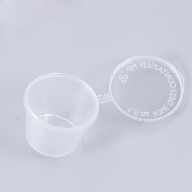5pcs/10pcs 1 oz Leak Proof Plastic Condiment Souffle Containers