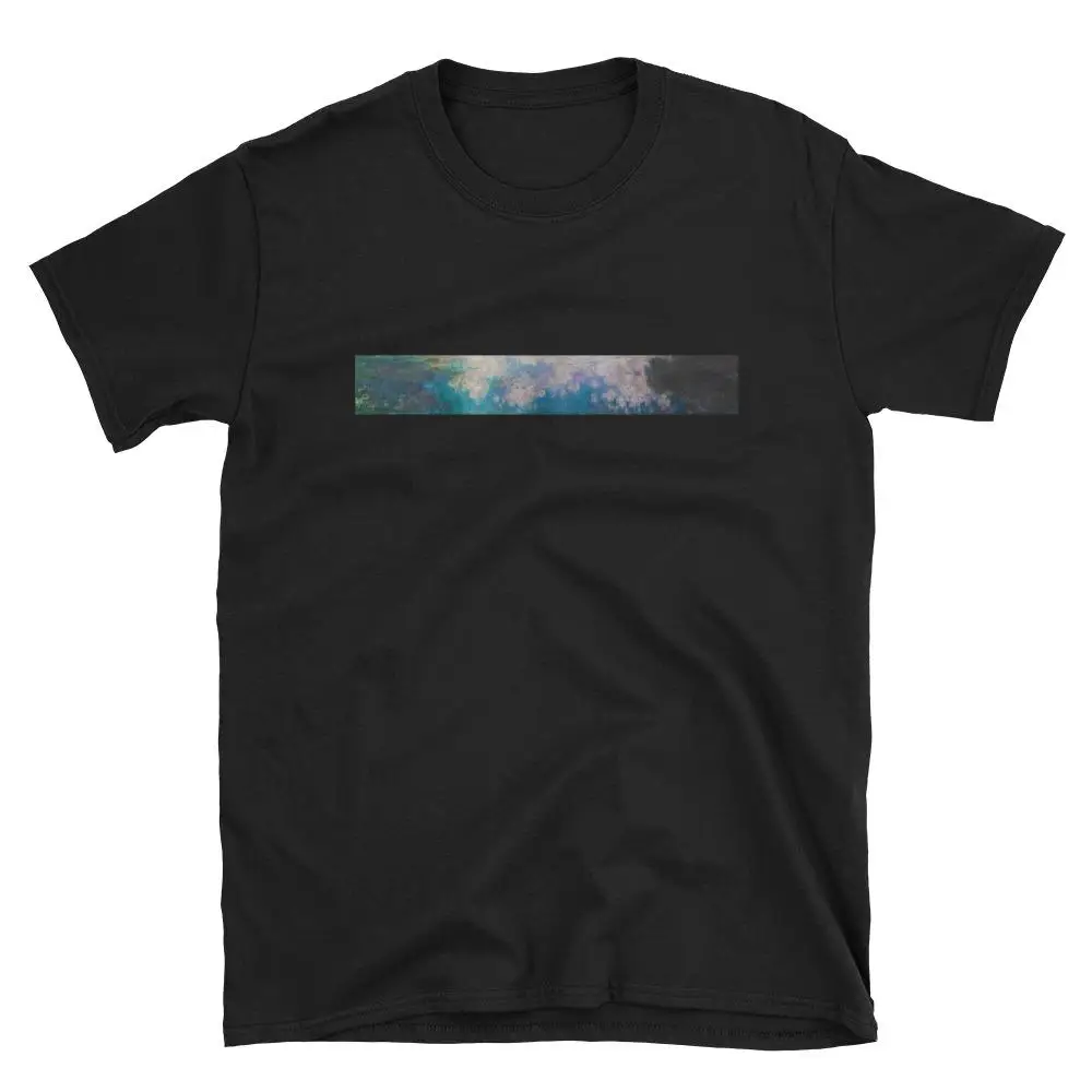 GAAJ &quotMonet Waterlilies The Clouds&quot 100 Cotton T Shirt Women Tops Tshirt Woman T-Shirt Kawaii Ulzzang 2019 New Graphic 5WK2V# |