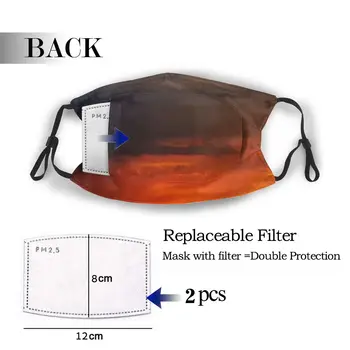 

protective mask with filter Sea anti dust PM2.5 reuse adult teen child girl