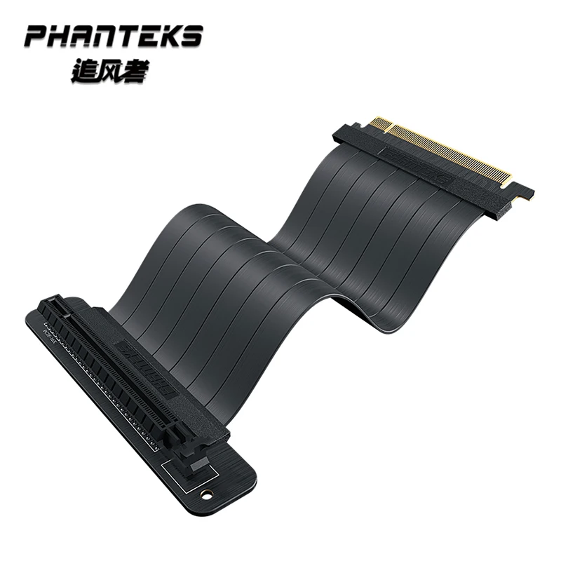 Удлинительный кабель для видеокарты Phanteks PR22 PCI-E x16 вертикально от 180 ° до 90 220 мм 600