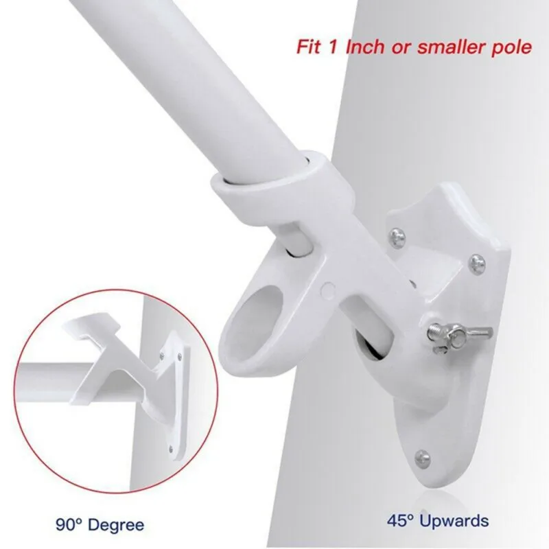 Регулируемый Настенный Кронштейн флагштока съемный двухсторонний флагшток крепления