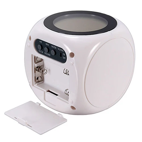 Цифровой ЖК-проектор Будильник голосовой светодиодный температурный режим многофункциональные часы температурный режим