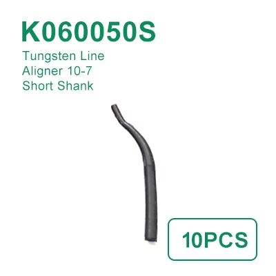 S Line Aligner 10-7 10 шт., вольфрамовые противоскользящие рукава для ловли карпа, вольфрамовые лески, резиновые трубки, рыболовные снасти - Цвет: S Line Aligner 10-7