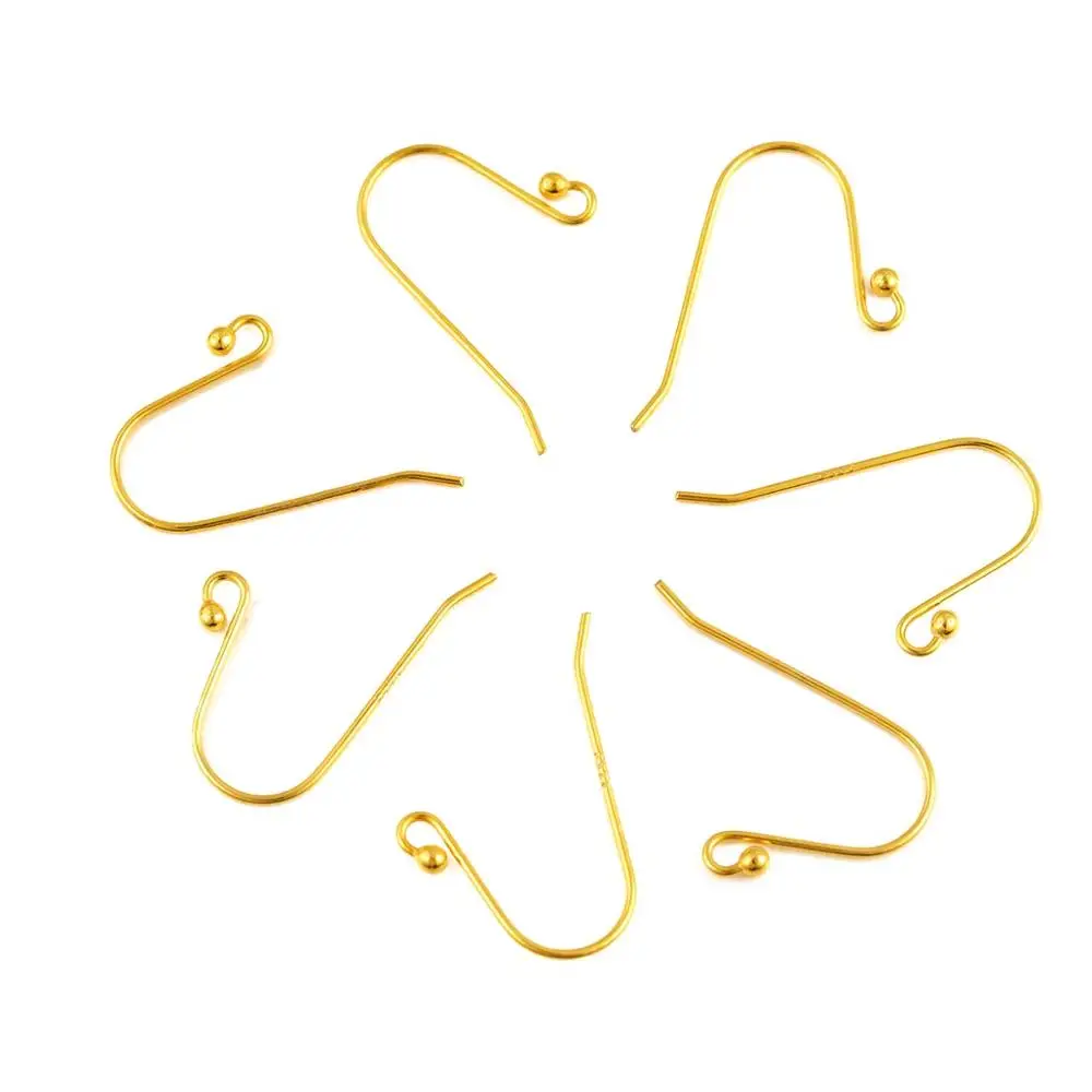 

Lacoogh 10pcs/Lot S925 Ear Wires Earring Hooks For DIY Earring Jewelry Making Findings Components Accessories