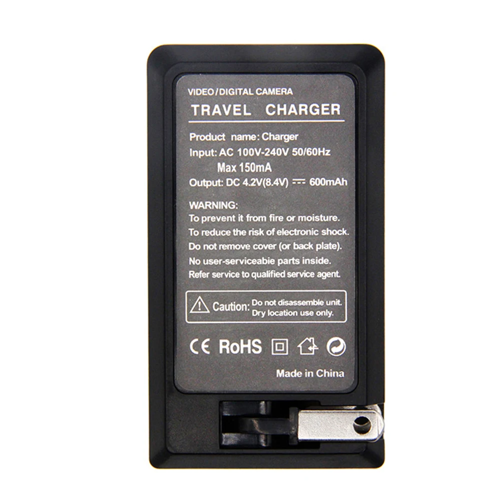 ABS Portable US Plug Replacement Camera Small Durable Black Parts Lightweight Travel Accessories Battery Charger For LP-E8