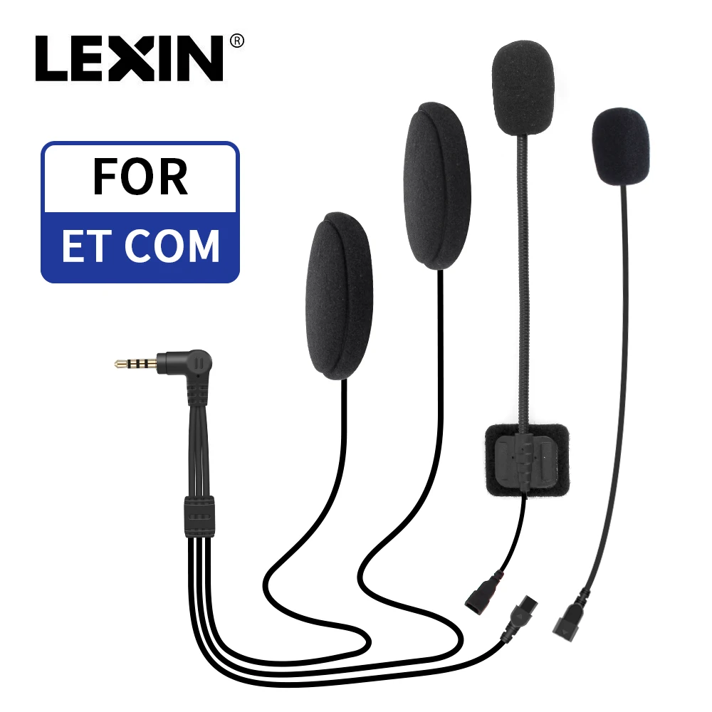 Marca Lexin Citofono Accessori Per Cuffie Per Lx-Et Com Bluetooth Del Casco Citofono Intercom Cuffie Spina Martinetti