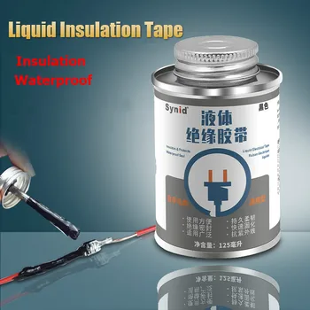 

125ml Liquid Insulation Tape Waterproof Instead Of Electrical Tape Engine Electrical Circuit Board Flame Retardant Glue