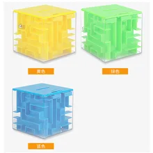 Лабиринт монета банк прозрачный кристалл перевернутый бисер стерео плексор для взрослых развивающая сила игрушка 3D игра ролл-он