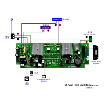 

ST3042 Main Circuit Board Replacement Parts For 3D Vacuum Sublimation Heat transfer machine