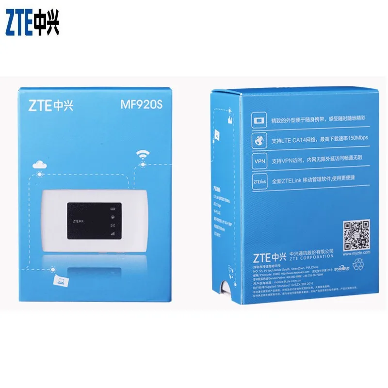 Мобильный широкополосный Wi Fi модем ZTE MF920S 4G LTE GSM|router modem|wifi hotspotmobile broadband |