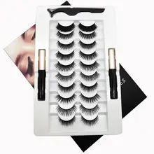 10 пар в комплекте; 3D норковые ресницы Магнитная искусственный магнит для РЕСНИЦ наращивания ресниц, жидкая подводка для глаз набор пинцетов водостойкие ресницы 10 пар в комплекте; 3D норковые ресницы Магнитная искусственный магнит для РЕСНИЦ наращивания ресниц, жидкая подводка для глаз набор пинцетов водостойкие ресницы