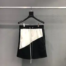 Черные и Белые Двойные шорты для боевых искусств, дышащие сетчатые мужские и женские удобные шорты