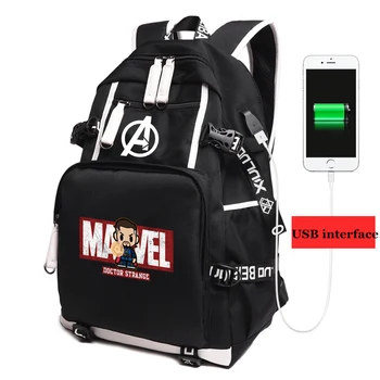 

Marvel 10th Anniversary Edition Schoolbag for Boys and Girls Avenger Alliance Backpack Men's and Women's Traveling Shoulder Bags