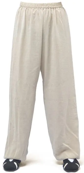Wudang Linen martial arts tai chi pants taiji kung fu wushu bloomers trousers Unisex