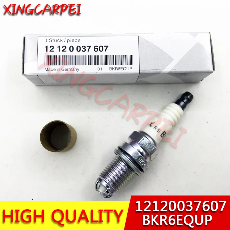 Свеча зажигания BKR6EQUP 12120037607 для BMW M62 M54 E38 E65 E34 E36 E39 E46 Z3 10 шт. Прямая поставка